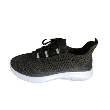 

Shoes Flat Sole Large Lace Up Shoes Loose Cake Sole Sports Style Solid Color Flying Woven Women Shoes
