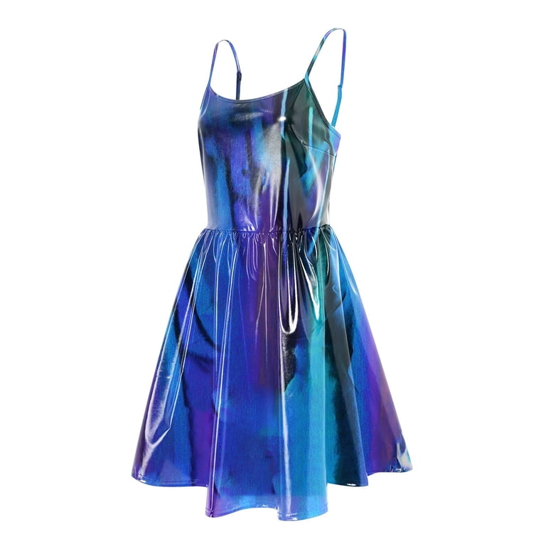 TTUHYWXI Women's Metallic Glitter Cowl Neck Cami Mini Dress Sexy Club Party Night Bodycon Short Dresses (Blue, L) - Walmart.com TTUHYWXI Women's Metallic Glitter Cowl Neck Cami Mini Dress Sexy Club Party Night Bodycon Short Dresses (Blue, L) - Walmart.com