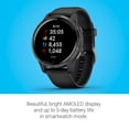 thumbnail image 3 of Garmin 010-02173-11 Venu, GPS Smartwatch with Bright Touchscreen Display, Features Music, Body Energy Monitoring, Animated Workouts, Pulse Ox Sensor and More, Black, 3 of 5