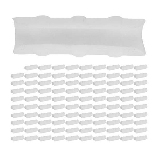 100 Piezas De Pinza De Clips De Película De Invernadero De Invernadero Y Conectores De Tubería De PC Para Asegurar La Red De Sombra Y Láminas De Plástico Al Marco 20/22 Mm