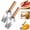 2 Pcs, variant on Watermelon Slicer Cutter Tool, Stainless Steel Fruit Slicer with Wooden Handle, Easy Slice Melon Cutter for Kitchen, Camping & Picnic