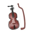 thumbnail image 3 of DOLITY 6x1/12 Dollhouse Miniature Musical Instrument Model for Home Bedroom Ornaments Violin 6 Pcs, 3 of 8