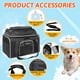 thumbnail image 4 of Petskd Top-Expandable Pet Carrier Major USA Airlines Approved Soft Small Dog Cat Carrier with Safety Zipper and AntiScratch Mesh ShopWise Round, 4 of 10