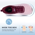 thumbnail image 3 of Artlea Wide Toe Box Walking Shoes for Women Arch Support Sneakers Plantar Fasciitis Orthotic Tennis Shoes for Foot Pain Relief, US Size 8.5, 3 of 8
