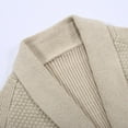 thumbnail image 5 of LIUJUNSHOP Zip - Up Cardigan for Men Mens Shawl Collar Knit Textured Button Down Cardigan Sweater Soft Comfortable Lightweight Versatile Casual Style, 5 of 8