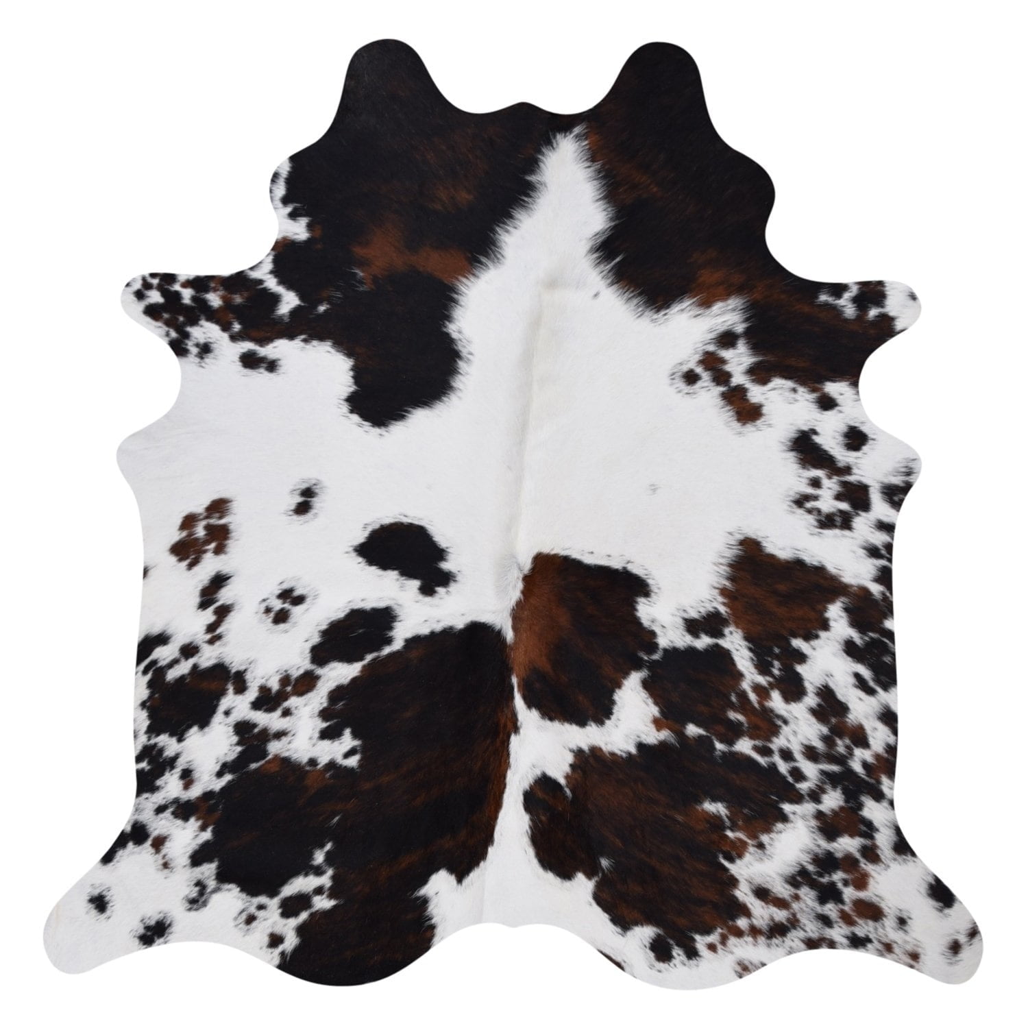Panamerican Logix Real Cowhide Rug Salt Pepper Tricolor Walmart