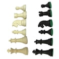 thumbnail image 3 of 32 piezas piezas de ajedrez piezas de ajedrez de plástico portátil internacional piezas de ajedrez accesorio de juego de mesa Inevent FN000230-00, 3 of 7