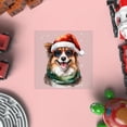 thumbnail image 4 of Hello Winter Shetland Sheepdog Frosty Morning Walk Welcome Snowy Christmas Cutout Transfer Sticker Sheltie Dog Lover Gifts Transparent Decal Art Decor - 02018, 4 of 5
