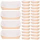 thumbnail image 1 of ColoMX 100 Uds. Botes de comida bandejas desechables platos para aperitivos bandejas para servir platos de fiesta, 1 of 8