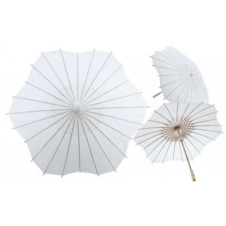 parasol paper wholesale favors koyal shade scallop umbrella oriental summer inch pack supplies