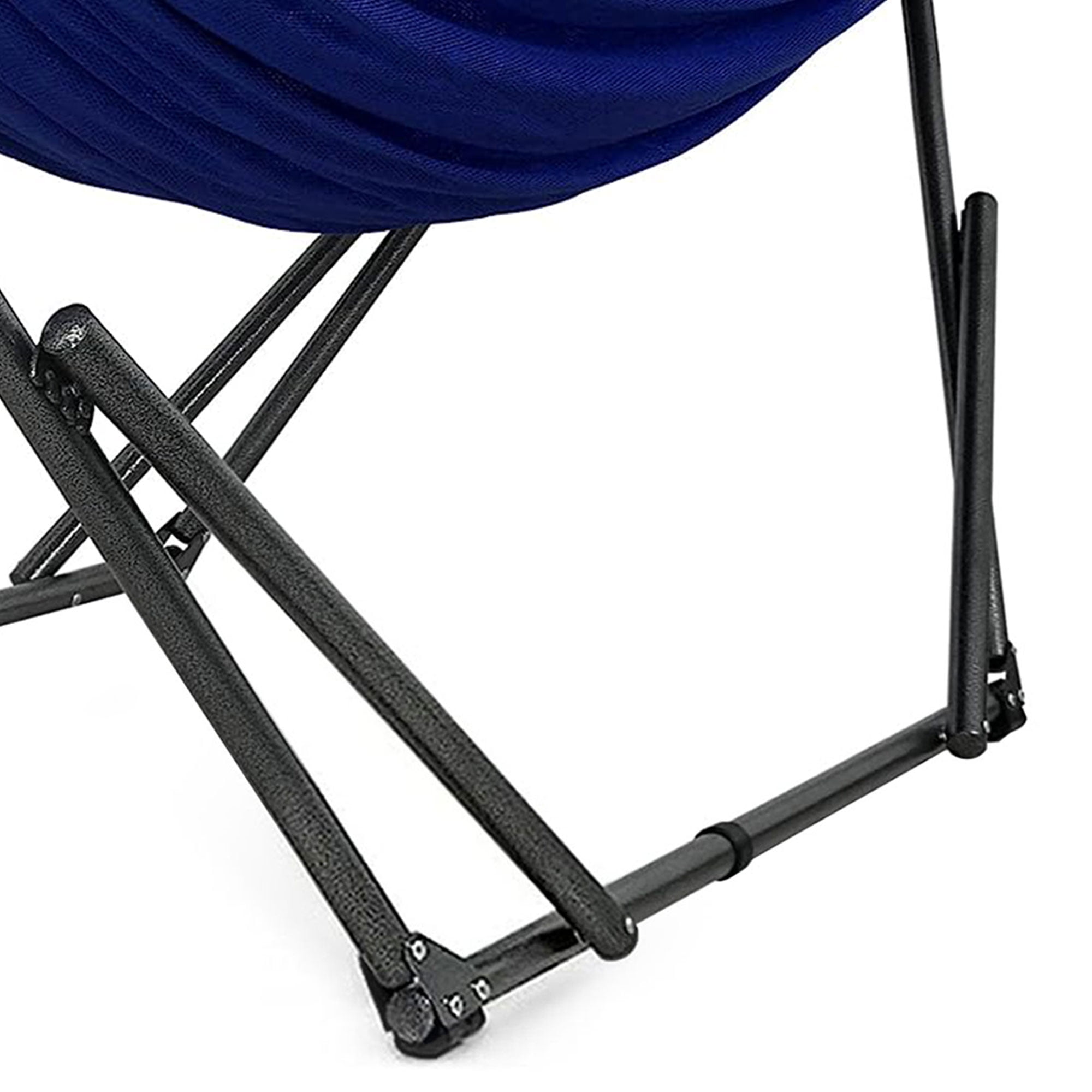 Tranquillo Adjustable Hammock Stand / Collapsible Hammock with Stand – Picnic Hammock Stand and 2 Layered Polyester Hammock Net for 2 Persons with Carry Bag - Supports up to 550lbs, Blue