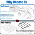 thumbnail image 3 of Air Fryer Crisper Rack Stainless Steel Replacement Parts Grill Tray Plate Containers Compatible with Ninja Crispi Air Fryer FN090 FN091 FN100 FN101 FN103 All Series(Silver), 3 of 5