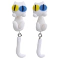 thumbnail image 1 of Pendientes de Gatos VentDepot EarringCat02 1Pza Blanco Metal, 1 of 5