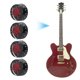 thumbnail image 1 of Patrón de calavera ANGGREK Accesorio de Guitarra Eléctrica Rojo, 1 of 8