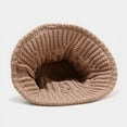 thumbnail image 6 of COCOpeaunt Women Solid Colors Knitted Fisherman Hat Handmade Crochet Matching Basin Hat Autumn Winter Sunscreen Sun Hats Female Panama Gift, 6 of 6