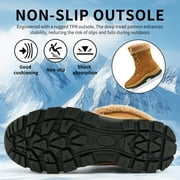 Ecetana Snow Boots for Women Faux Fur Cozy Warm Winter Boots Waterproof Outdoor Shoes for Walking Hiking