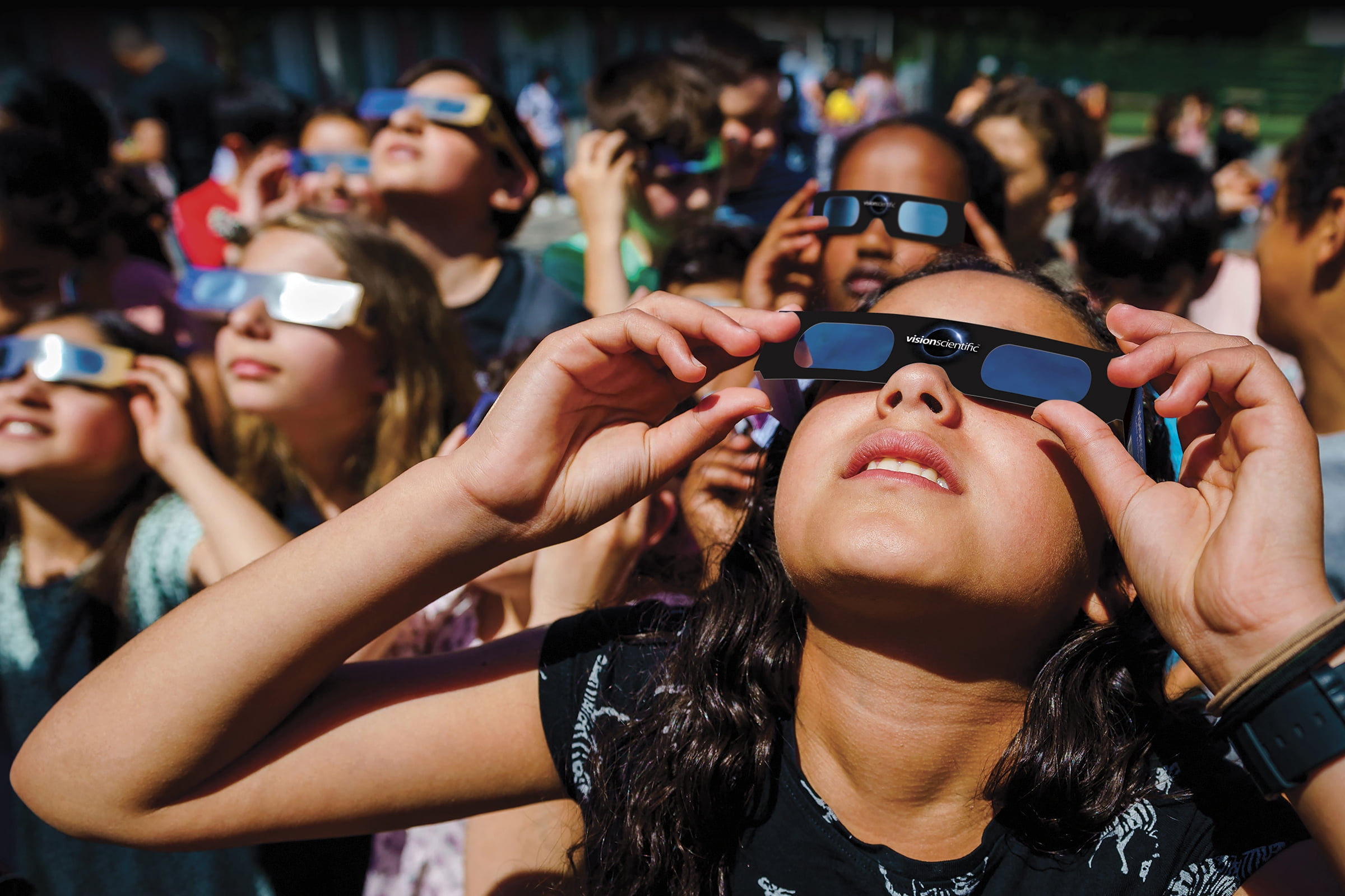 Vision Scientific, Safe Eclipse Viewer, Eclipse Glasses for April 8th Eclipse, Single Pair
