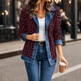 thumbnail image 2 of Leopard Print Denim Jacket For Long Sleeve Casual Button Up Coat With Relaxed Fit For Autumn Streetwear Outerwear, 2 of 8