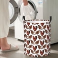 thumbnail image 5 of Goofa A Rooster With Chickens Printed Circular Hamper,Laundry Basket with Handles,Storage Baskets Foldable,Large Capacity Laundry Hamper-Medium, 5 of 6