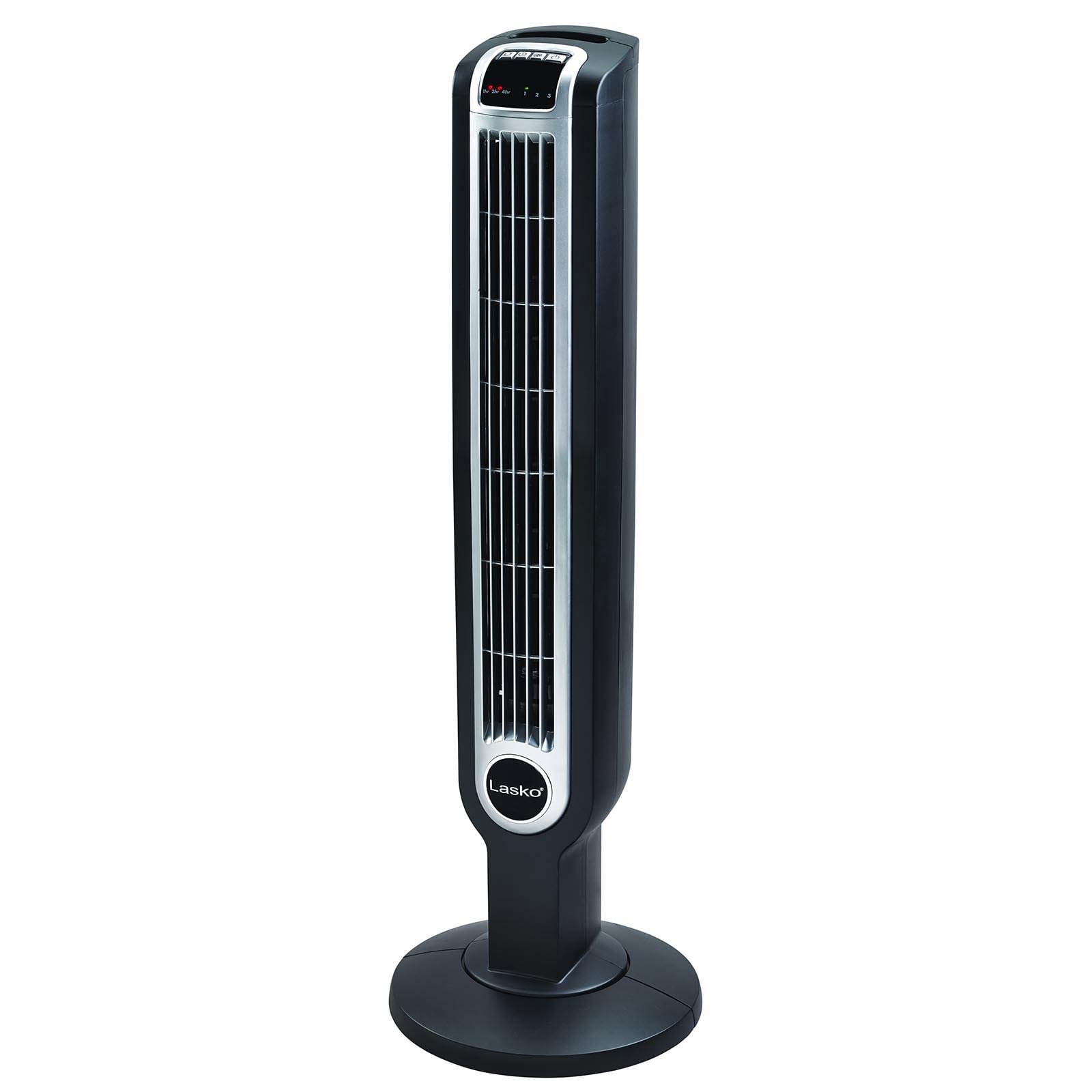 Lasko 36 3 Speed Programmable Oscillation Tower Fan w/ Remote, Black (2  Pack) - Walmart.com