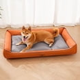 thumbnail image 2 of Large Cat Sofa Mat Full Filling All Seasons Comfortable Waterproof Square Medium Dog Bed Color-blocking Small Dog Kennel House, 2 of 9