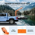 thumbnail image 6 of SIHAO 1100lb Truck-Mounted Folding Crane 3500lb 12V Electric Winch,  Steel Pickup Truck Jib 360° Swivel for Pickup Trucks ﻿, 6 of 9