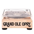 thumbnail image 6 of American Art Decor Grand Ole Opry Nashville 1925 Vinyl Record Wooden Coaster Set of 6 - 2.75" H x 5.5" L, 6 of 7