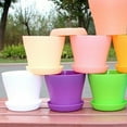 thumbnail image 6 of SPRING PARK 5Pcs Plastic Plant Flower Pots Holder Planter Herb Indoor Outdoor, 6 of 7