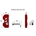 thumbnail image 3 of Motorcycles Accessories Front Brake Caliper Cover Protections for 110 CC110, 3 of 9
