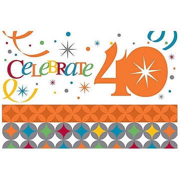 Partypro 899499 Celebrate In Style 40Th Invite