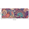 thumbnail image 7 of Multicolor Paisley and Floral Pattern Kitchen Rug Mat,Kitchen Runner Rugs Non Skid Washable,Decorative Kitchen Floor Mats for Kitchen,Sink,Laundry,17"x47.2", 7 of 7
