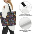 thumbnail image 3 of Rocae Flowers And Birds for Big Capacity Shoulder Bag with Pockets,Tote Bag for Women Handbag, 3 of 8