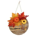 thumbnail image 2 of Door Hanging Decoration Door Decoration  Bow Maple Leaf Pumpkin Wall Hanging – Hand Crafted Festive Ornament For Creative Scene Setting And Door Sign A One Size, 2 of 8