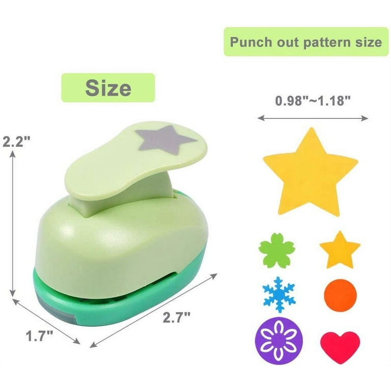 1pcs Mini Paper Hole Punchers Different Crafting Designs Scrapbook Paper  Punch Handmade Craft Hole Punch For DIY Card Kids Gift