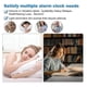 thumbnail image 5 of Loud Alarm Clock For Heavy Sleepers Adults,dual Alarm Clock With Bed Shaker,for Bedrooms,6.5in Disp 26-27s, 5 of 5