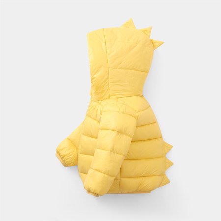 

ZHUASHUM Jacket For Toddler Baby Boys Girls Winter Warm Solid Dinosaur Padded Hooded Outwear Coat For Kid