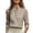 Beige, variant on Sheghy Womens Casual Tops 3/4 Sleeve Oversized Collar Solid Office Work Blouse Black S