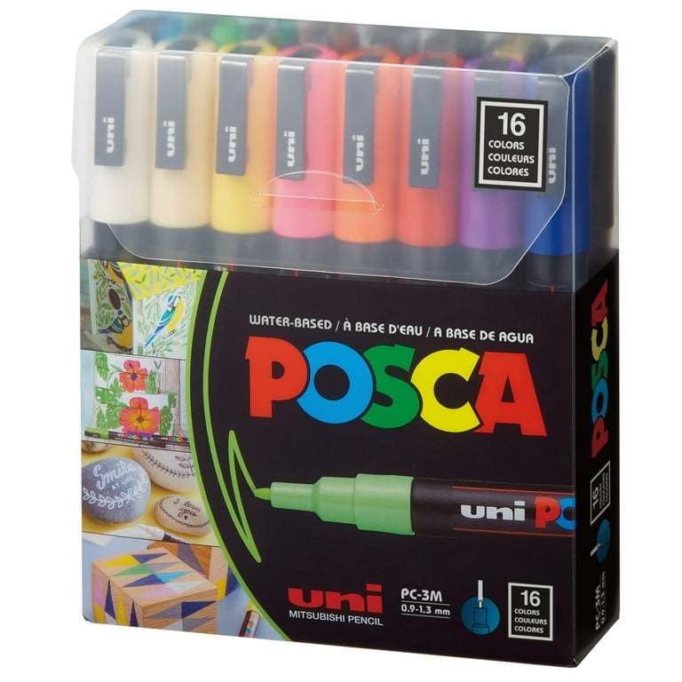 Uni POSCA Sets - handy sets of colours, ready to go