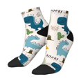 thumbnail image 2 of Bingfone Childish Dinosaur Design Patterned Men'S Women'S Casual Cotton Socks, 2 of 9