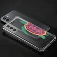 thumbnail image 5 of Cool Sea Turtle Clear Case for Samsung Galaxy S21,Aesthetic Art Design Case for Men Women,Unique Trendy Transparent TPU Bumper Case Cover, 5 of 5