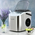 thumbnail image 5 of MegaChef 26 Pound Countertop Bullet Ice Maker in Stainless Steel with Basket and Scoop, 5 of 8