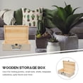 thumbnail image 4 of DIY Unfinished Wood Storage Box Blank Wood Treasure Chest with Locking Clasp, 4 of 6