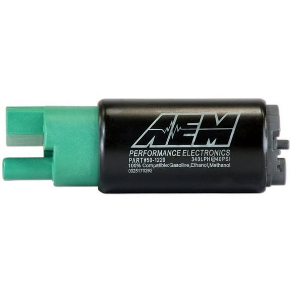 AEM 50-1220 High Flow In-Tank Fuel Pump 340LPH - 65mm with Inline Inlet