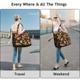 thumbnail image 5 of Flower Women's Large Weekend Travel Bag Moving Canvas Handbag Thick Double Layer Beach Weekend Travel Unisex Hospital Maternity Delivery with Toiletry Waterproof, 5 of 5