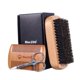 thumbnail image 4 of Set de cuidado de barba Zulema con cepillo, peine y tijeras de madera, 4 of 8