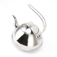 thumbnail image 2 of Tetera de acero inoxidable de gran capacidad para cocina con filtro para camping en casa, 1,5 l, color plateado, 2 of 14