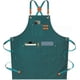 thumbnail image 1 of Delantal de lona Apron AFUN Chef para hombre y mujer, color verde oscuro, 1 of 7