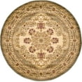 thumbnail image 3 of Unique Loom Versailles Collection Area Rug - Louis (7' 10" Round Cream/Light Green), 3 of 7