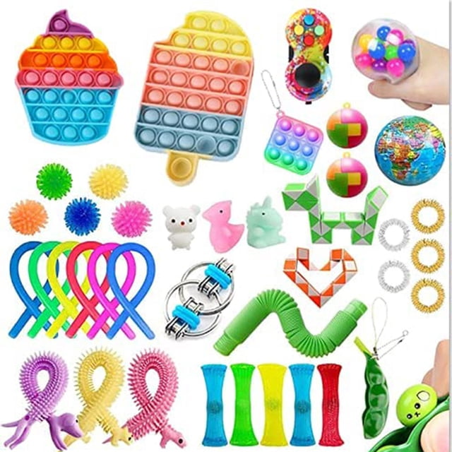 Juguete sensorial Push Bubble Fidget para aliviar el estrés del autismo