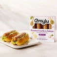 thumbnail image 4 of Amylu Foods Roasted Garlic & Asiago Chicken Sausages, 12oz, 4 Count, Refrigerated, 4 of 7
